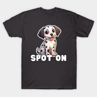 Adorable Dalmatian: Spot On Puppy T-Shirt